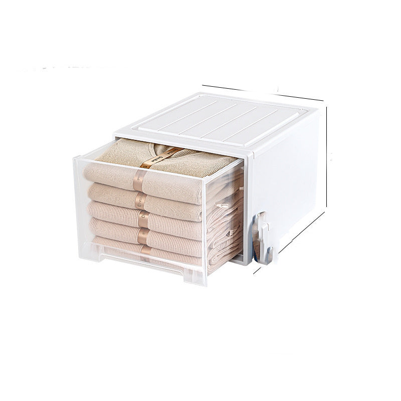 Stackable Plastic Storage Box Drawer Type Storage Box