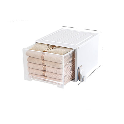 Stackable Plastic Storage Box Drawer Type Storage Box