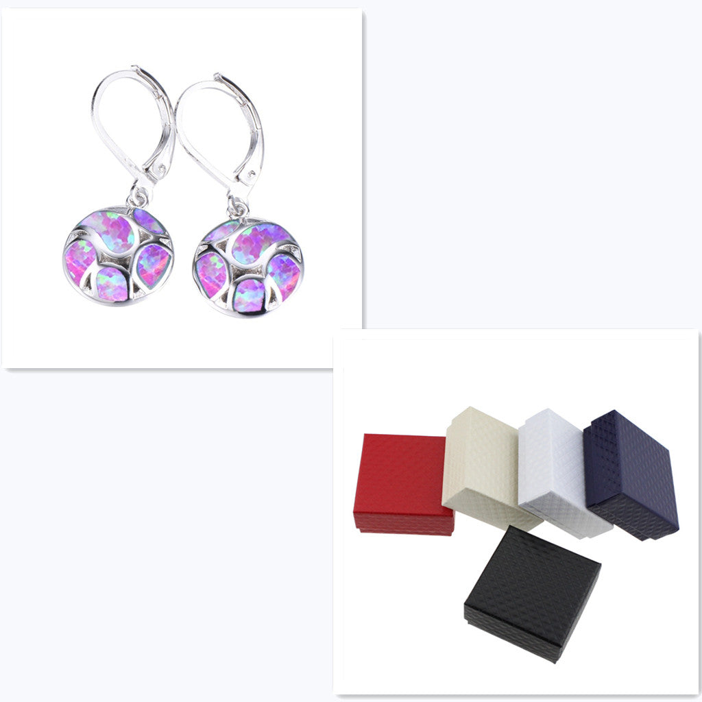 Exquisite earrings High-end gift box