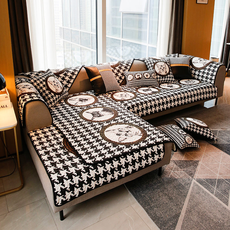 Simple Non Slip Sofa Cover High End