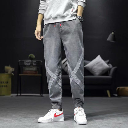 Jeans men's trendy brand loose