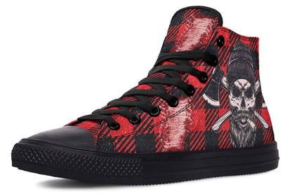 Printed Couple High-top Canvas Shoes