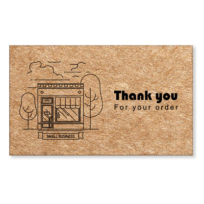 English Holiday Thank You Simple And DIY Creative Greeting Card