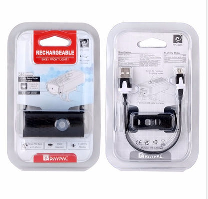 Bicycle headlight USB rechargeable