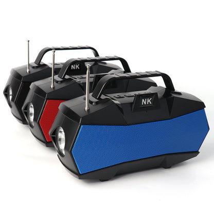 Bluetooth Speaker With Antenna Flashlight Gift