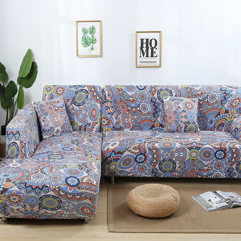 Home Fashion Stretch Print Modular Sofa Cover