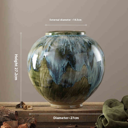 Creative Ceramic Retro Vase Decoration In The Living Room