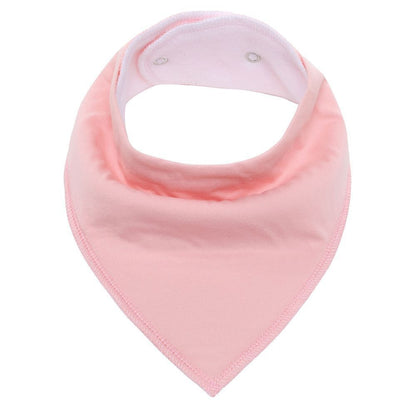 Baby solid color triangle scarf