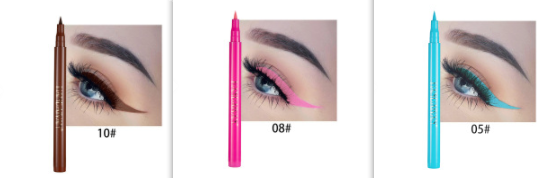 DIY Color Painting Is Not Easy To Smudge Matte Eyeliner