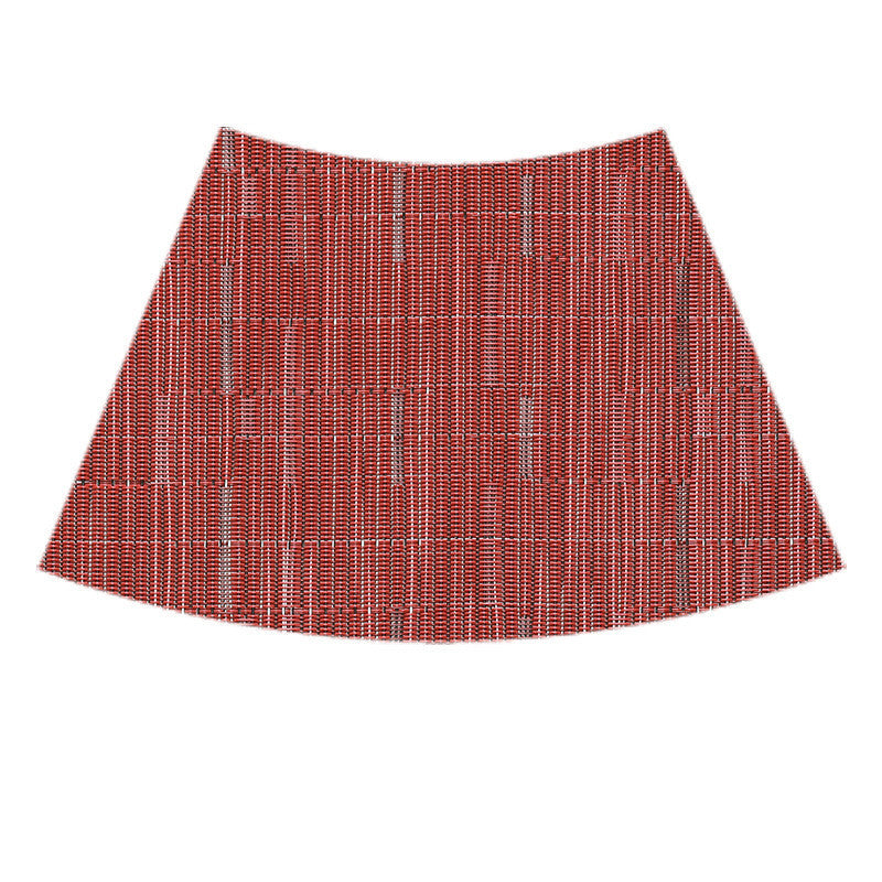 Round Table Fan-shaped Pvc Placemat Heat Insulation