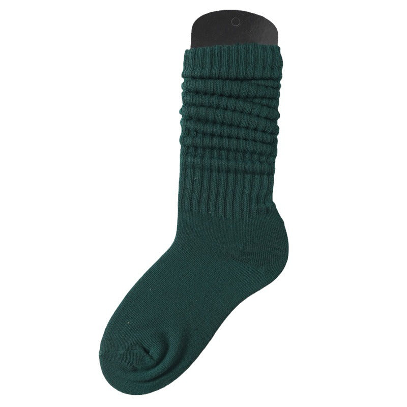 Lazy Bunching Socks European And American Extra Thick Fluffy Loop