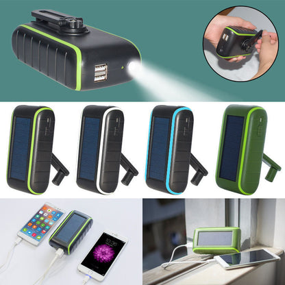 Mouth Hand Crank Charger Generator Backup Solar