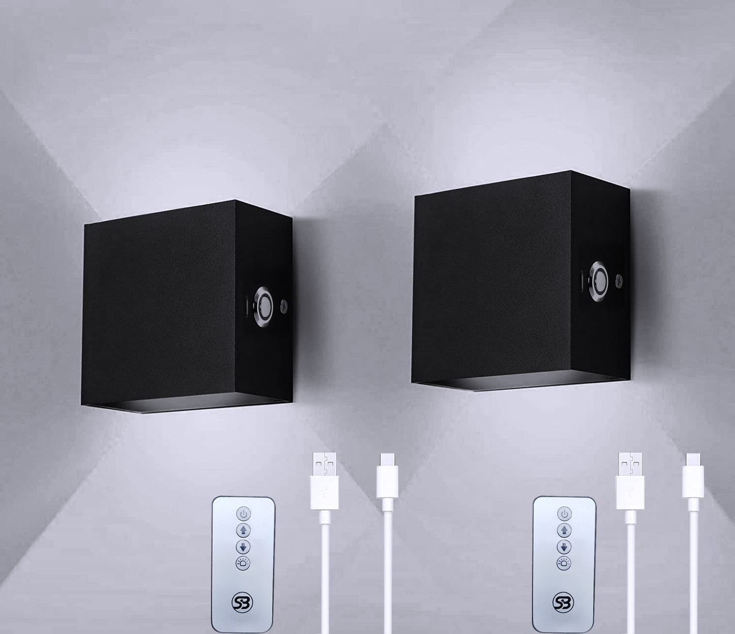 Wiring Free Rechargeable Wall Lamp USB Rechargeable Wall Lamp
