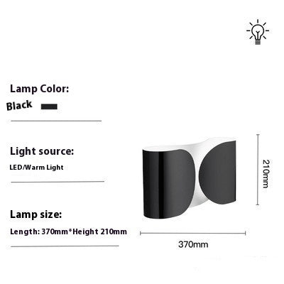 TV Background Bedside Stair Corridor Wall Lamp