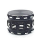 New Metal Sound Pattern Polygonal Aluminum Alloy 4-layer Smoke Grinder