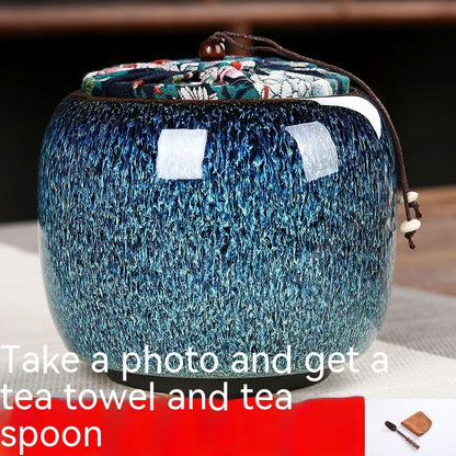 Ceramic Creative Pu'er Tieguanyin Tea Fruit Storage Jar