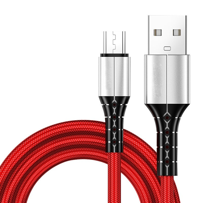 Android TYPE-C Super Fast Charge 5A Nylon Braided Mobile Phone Charging Cable
