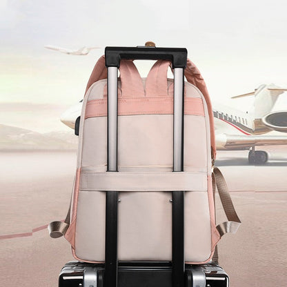 Fashionable USB Rechargeable Backpack Computer Bag