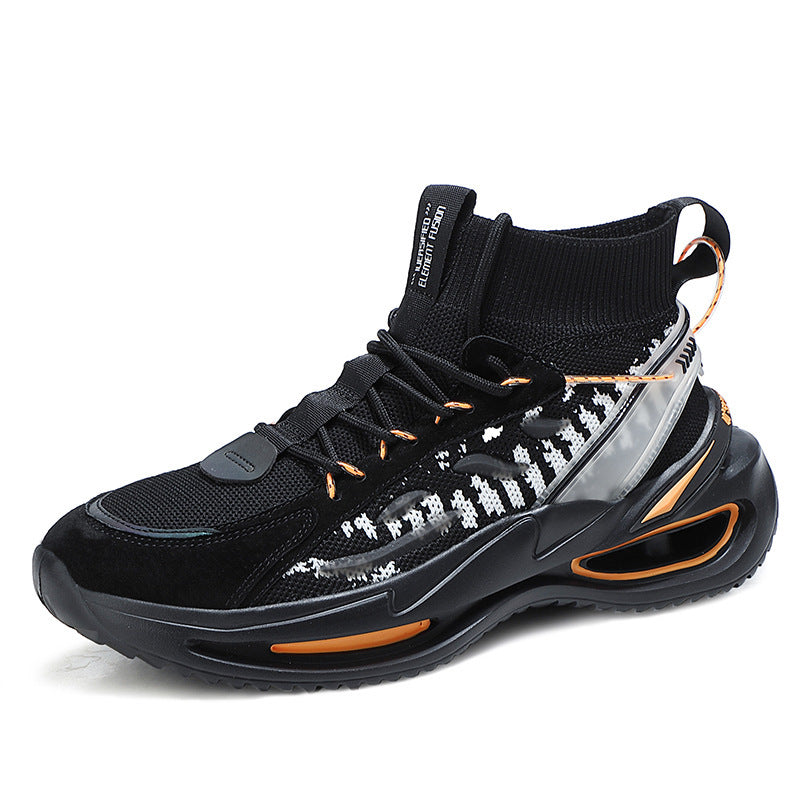 Men's casual shoes with increased breathability