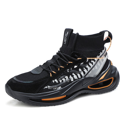 Men's casual shoes with increased breathability