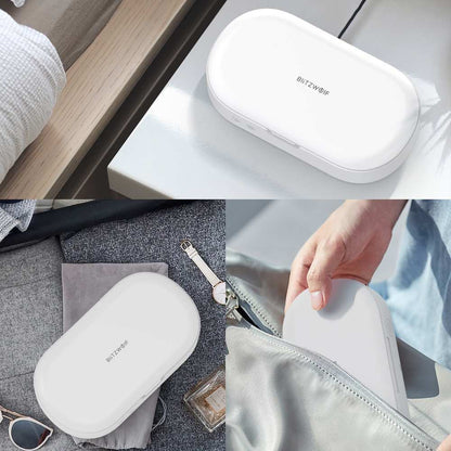 Wireless charger disinfection box