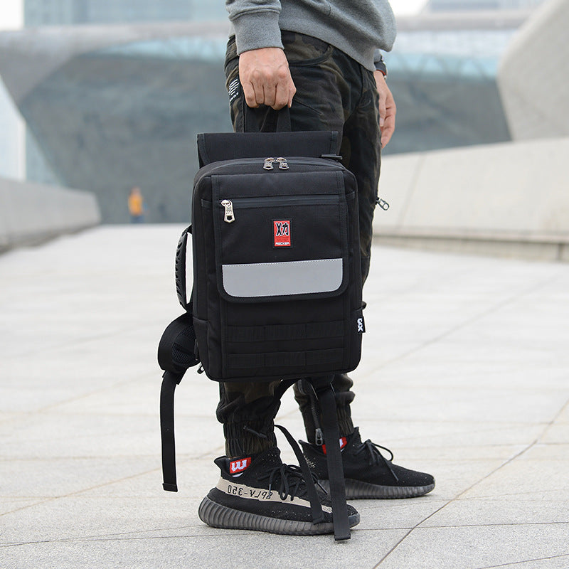 Chao original design double shoulder skateboard bag double warping board small fishboard skateboard Bag Backpack electric skateboard bag