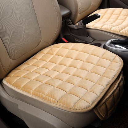 Winter car without backrest plush cushion