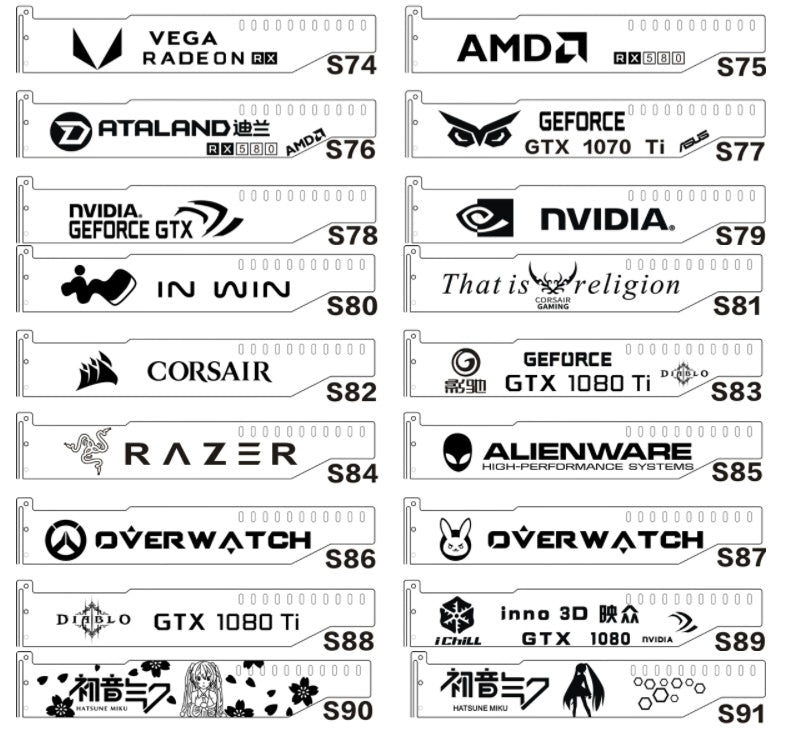 Colorful AURA Lamp Light Board RGB Graphics Card Holder Bracket