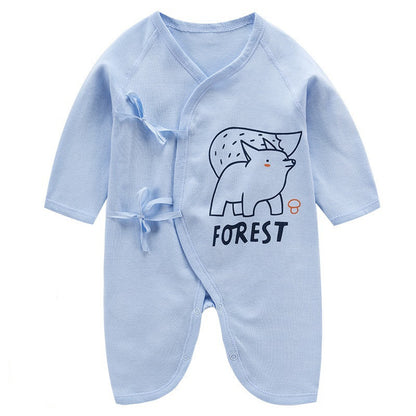Newborn One-Piece Garment Spring Cotton-Padded Clothes Class A Clothing Bag Fart Suit