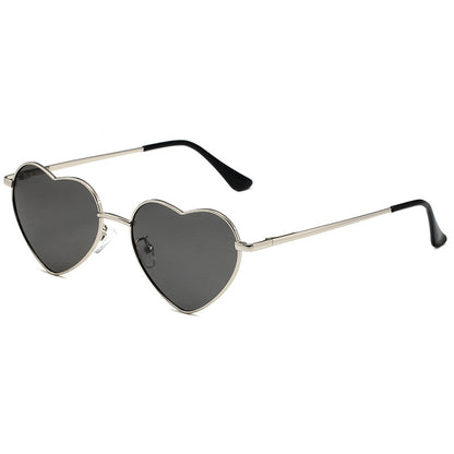 Women's Cute Heart Polarized Sun Glasses