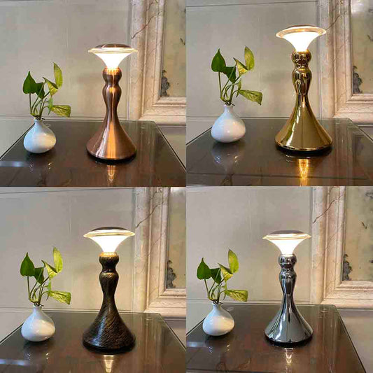 LED Rechargeable Bedroom Decoration Bedside Table Lamp