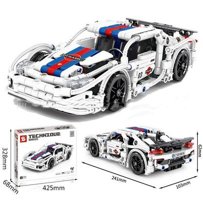 High Difficulty Racing Roadster Compatible With  Power Mechanical Building Blocks