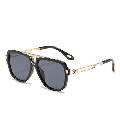 New Texture Fashion Metal Mayba Sunglasses Personalized Punk