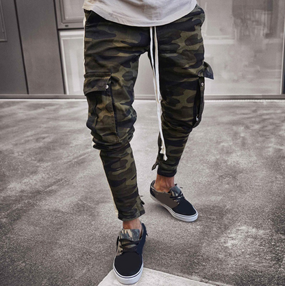 Men's jeans trend camouflage pants