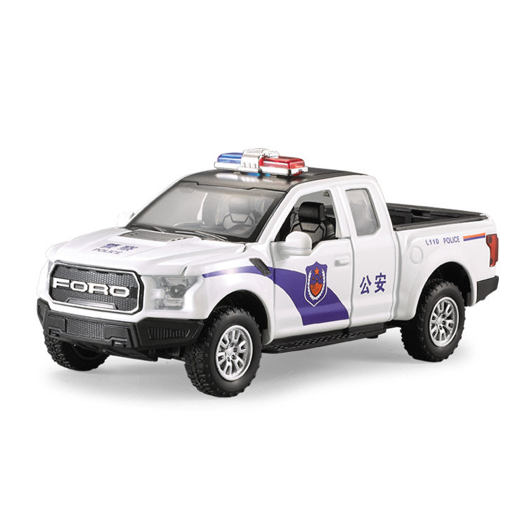Children's toy car police car Ford Raptor