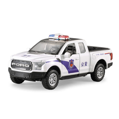 Children's toy car police car Ford Raptor