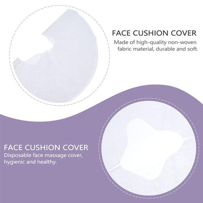 100 PCs Disposable Spa Massage Bed Sheet Head Pads