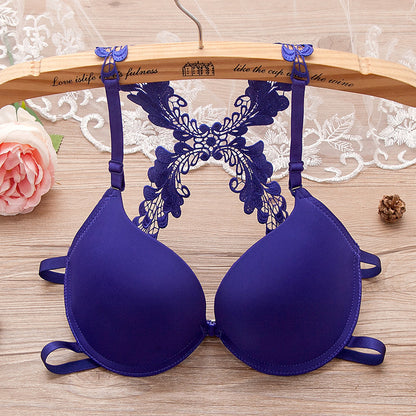 Women's Sexy Lace Beautiful Back Buckle Bra