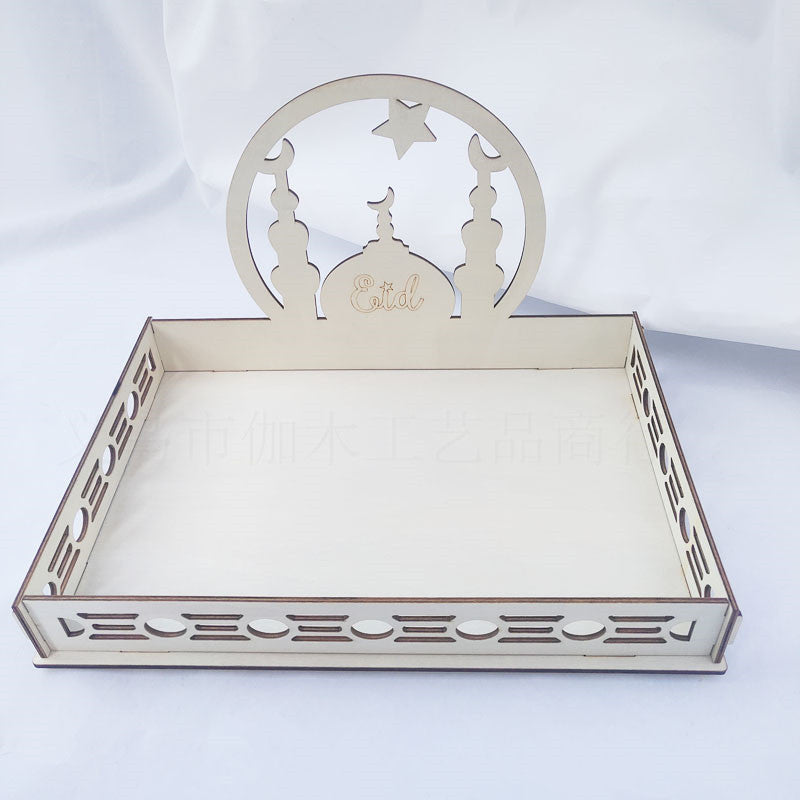 Wooden New Moon And Star Table Decorations