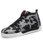 High-top Shoes Camouflage Canvas Shoes Men's Shoes Korean Style Trendy Shoes Plus Size
