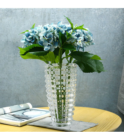 Simple Thickened Aggravated Glass Crystal Vase