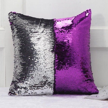 DIY Sequin Sofa Decorative Cushion Cover