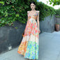 Female Summer Sexy Hot Girl Hollow Backless Beach Vacation Dress