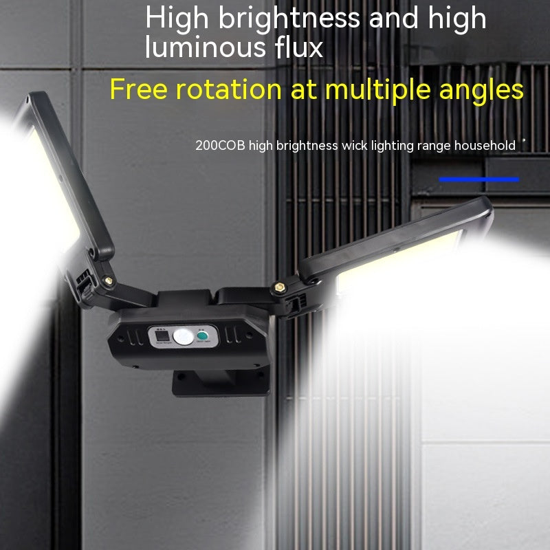 Human Body Induction Solar Lamp Waterproof LED Street Lamp