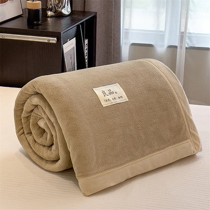 Thick Warm Single Coral Fleece Blanket Office Nap