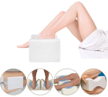 Memory Foam Knee Leg Pillow Bed Cushion Wedge Pressure Relief Sleep Support Aid