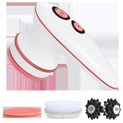 Rechargeable waterproof silicone bath brush