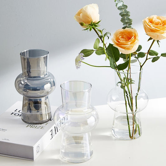 Wind Lantern Creative Glass Vase Decoration Living Room Vase Insertion