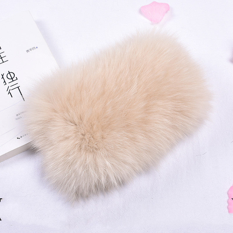 Fall Winter Stretch Wool Scarf With Headgear