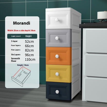 Plastic Multi-layer Drawer Storage Cabinet
